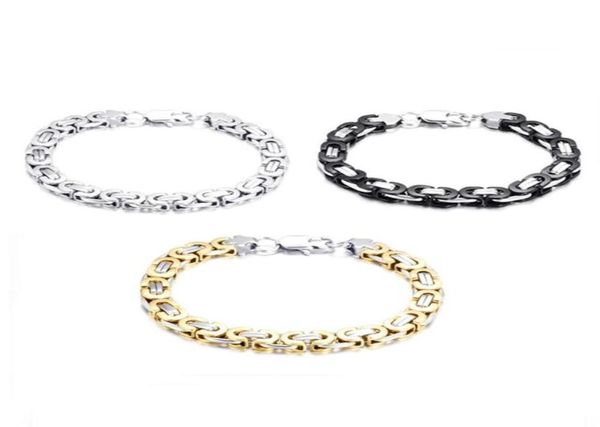 link chain wristband men bracelet punk stiainless steel material gift luxury hiphop jewlery333y2211393, Black
link chain wristband men bracelet punk stiainless steel material gift luxury hiphop jewlery333y2211393, Black