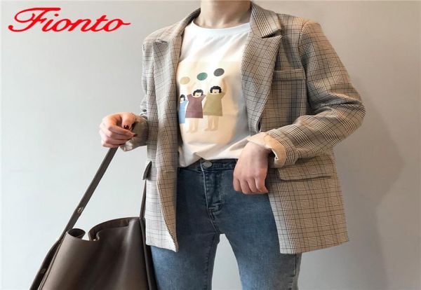 korean fashion vintage plaid blazer women 2019 loose casual suit coat single breasted blazer female autumn blazers an11368161711, White;black
korean fashion vintage plaid blazer women 2019 loose casual suit coat single breasted blazer female autumn blazers an11368161711, White;black
