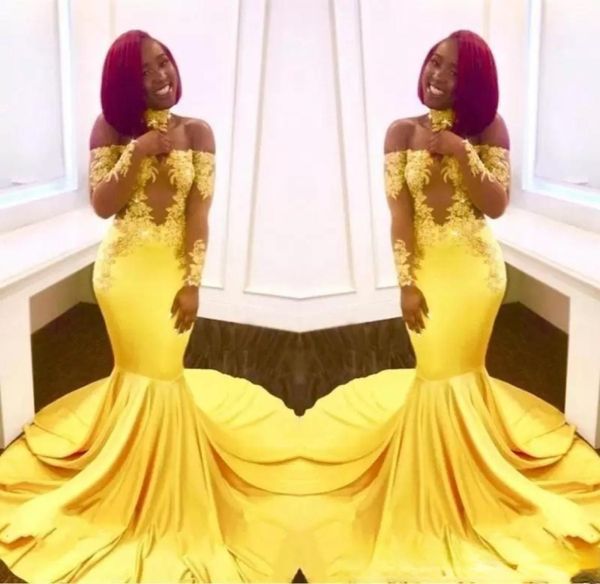 yellow black girls mermaid prom dresses lace long sleeves backless satin floor length formal party wear evening gowns 4080705
yellow black girls mermaid prom dresses lace long sleeves backless satin floor length formal party wear evening gowns 4080705