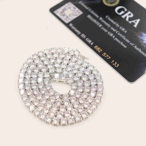 4mm 925 sterling silver fine jewelry bling pass diamond tester moissanite natural tennis chain for men and women
4mm 925 sterling silver fine jewelry bling pass diamond tester moissanite natural tennis chain for men and women