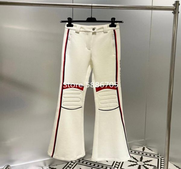 women039s pants capris designer 2021 winter women skiing flare pant white contrast color patchwork long waist tr4711927, Black;white
women039s pants capris designer 2021 winter women skiing flare pant white contrast color patchwork long waist tr4711927, Black;white