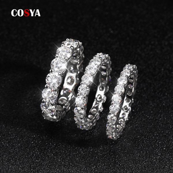 wedding rings cosya 3 5mm full row for women 925 sterling silver diamond ring bridal engagement fine jewelry 230804, Slivery;golden
wedding rings cosya 3 5mm full row for women 925 sterling silver diamond ring bridal engagement fine jewelry 230804, Slivery;golden