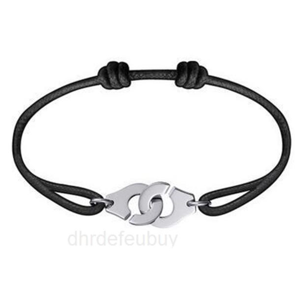2022 new france famous jewelry dinh chain vanfor women fashion 925 sterling silver rope handcuff bracelet menottes brand srop3882548, Black
2022 new france famous jewelry dinh chain vanfor women fashion 925 sterling silver rope handcuff bracelet menottes brand srop3882548, Black
