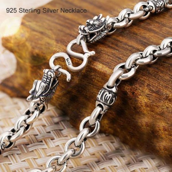 pure 925 sterling silver chain retro thai silver men dragon head shurangama mantra six words necklace buddhist ommani pedmehum men2487860
pure 925 sterling silver chain retro thai silver men dragon head shurangama mantra six words necklace buddhist ommani pedmehum men2487860
