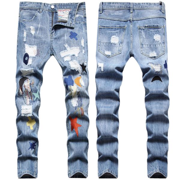 light blue moon stars with broken embroidery designer jeans mens denim pants fashion trouser sell jeans mens luxury jeans for mens pants man
light blue moon stars with broken embroidery designer jeans mens denim pants fashion trouser sell jeans mens luxury jeans for mens pants man