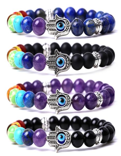 natural chakra stones beaded strands fatima evil charm bracelets fashion black lava tiger eye turquoise amethyst agate quartz bang7147340
natural chakra stones beaded strands fatima evil charm bracelets fashion black lava tiger eye turquoise amethyst agate quartz bang7147340