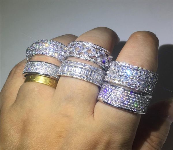 6 styles luxury diamonioque ring 925 sterling silver diamond cz engagement wedding band rings for women men jewelry gift5647326, Slivery;golden
6 styles luxury diamonioque ring 925 sterling silver diamond cz engagement wedding band rings for women men jewelry gift5647326, Slivery;golden