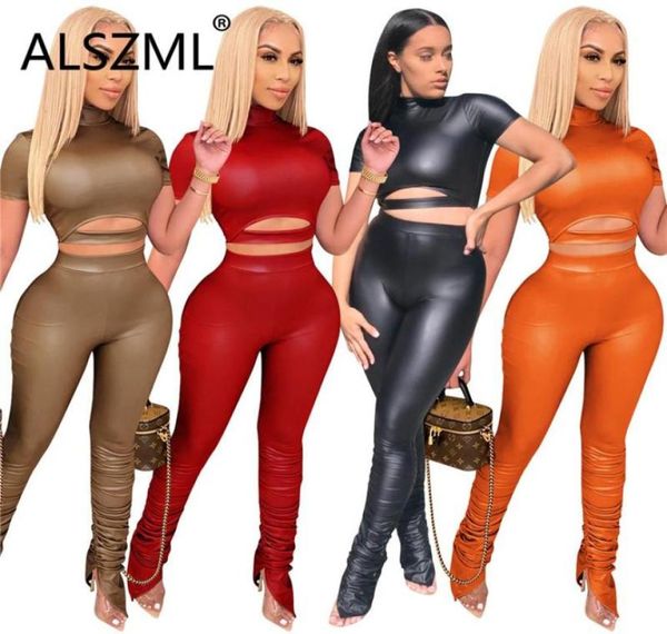 women039s tracksuits leather slim fit o neck crop and long pant set hollow 2 pieces skinny tracksuit ladies suit7528995, Gray
women039s tracksuits leather slim fit o neck crop and long pant set hollow 2 pieces skinny tracksuit ladies suit7528995, Gray