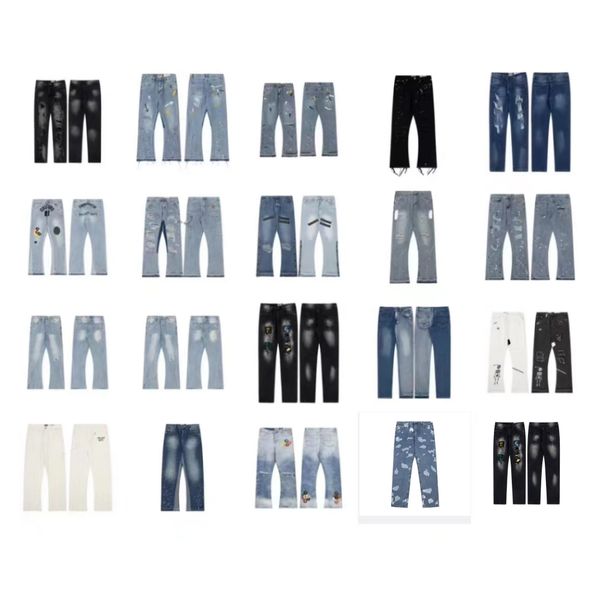 designer jeans mens jeans vintage splashed ink trendy high street vibe flared wide leg men distressed ripped rock hip hop stacked jeans men, Blue
designer jeans mens jeans vintage splashed ink trendy high street vibe flared wide leg men distressed ripped rock hip hop stacked jeans men, Blue