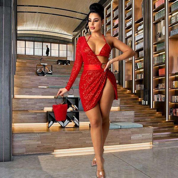 dress summer womens glitter backless nightclub long sleeve with underwear two piece set, Black;gray
dress summer womens glitter backless nightclub long sleeve with underwear two piece set, Black;gray