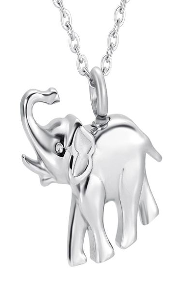 lovely white elephant necklace stainless steel cremation jewelry memorial humanpet ashes urn pendant women men kids fashio8471002, Silver 
lovely white elephant necklace stainless steel cremation jewelry memorial humanpet ashes urn pendant women men kids fashio8471002, Silver
