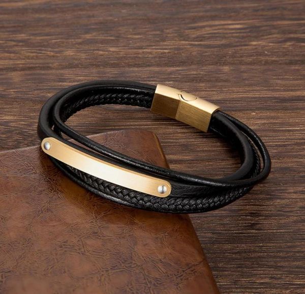 bracelet for men fashion stainless steel multilayer leather rope bangles magnetic clasp charm jewelry whole man accessories35573509539911, Golden;silver
bracelet for men fashion stainless steel multilayer leather rope bangles magnetic clasp charm jewelry whole man accessories35573509539911, Golden;silver