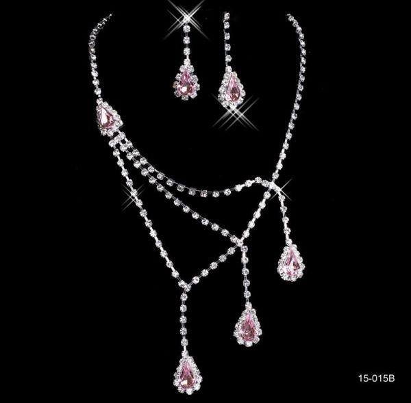 bridal charming alloy plated pink rhinestones crystals jewelry necklace set wedding bride bridesmaid prom party 15015b9079432, White
bridal charming alloy plated pink rhinestones crystals jewelry necklace set wedding bride bridesmaid prom party 15015b9079432, White