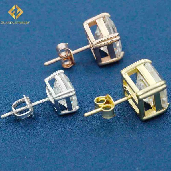 ready to ship zuanfa jewelry asscher cut vvs gra certificate moissanite diamond sterling silver screw back stud hip hop earrings, Golden
ready to ship zuanfa jewelry asscher cut vvs gra certificate moissanite diamond sterling silver screw back stud hip hop earrings, Golden