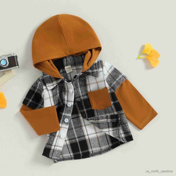 jackets infant baby boy shirts plaid patchwork long sleeve hooded turn-down collar buttons toddler hoodies fall infant 0-3t r230805, Blue;gray
jackets infant baby boy shirts plaid patchwork long sleeve hooded turn-down collar buttons toddler hoodies fall infant 0-3t r230805, Blue;gray