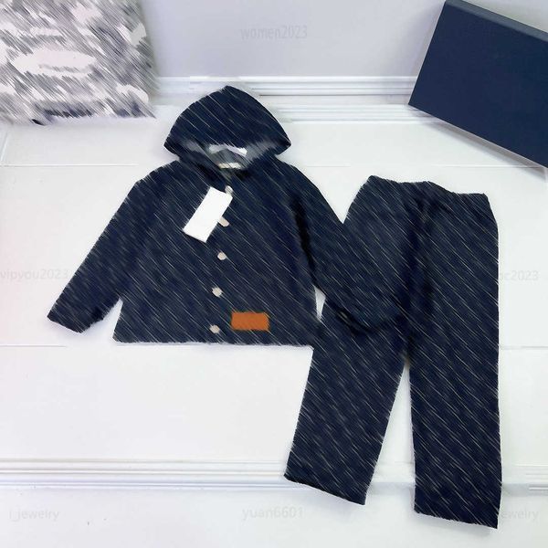 kids designer clothes autumn child denim suits size 110-160 cm 2pcs letter grid printed hooded jacket and jeans aug02, White
kids designer clothes autumn child denim suits size 110-160 cm 2pcs letter grid printed hooded jacket and jeans aug02, White