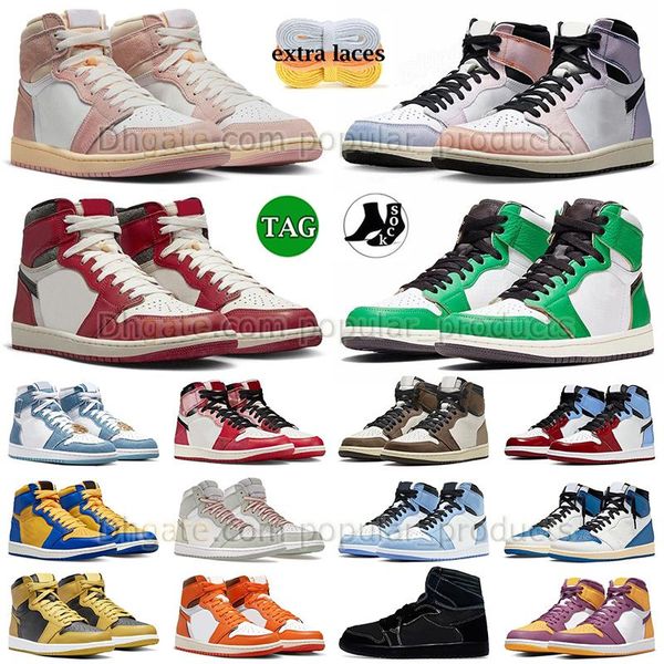 2023 new fashion jumpman 1 high og basketball shoes skylie chicago lost and found lucky green washed pink mens womens sneaker 1s cactus jack
2023 new fashion jumpman 1 high og basketball shoes skylie chicago lost and found lucky green washed pink mens womens sneaker 1s cactus jack