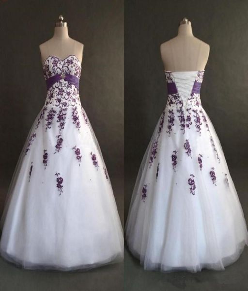white and purple applique wedding dress real image aline sweetheart tulle long bridal gowns vestios de marriage 2022 selling 1117328
white and purple applique wedding dress real image aline sweetheart tulle long bridal gowns vestios de marriage 2022 selling 1117328