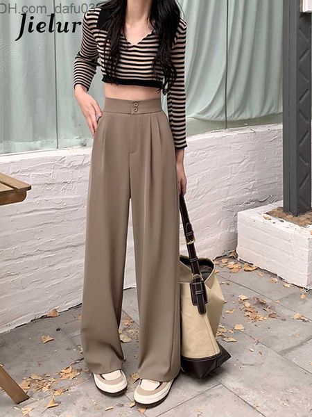 women's pants capris jielur south korea autumn elastic waist set wide leg trousers women's high waist pants black khaki almond loo, Black;white
women's pants capris jielur south korea autumn elastic waist set wide leg trousers women's high waist pants black khaki almond loo, Black;white