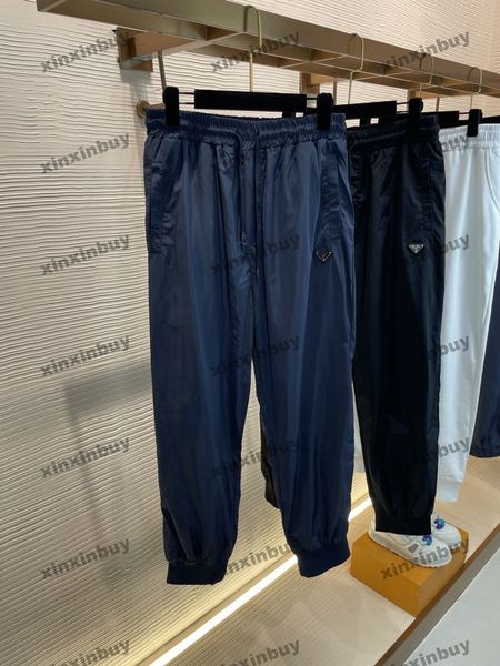 xinxinbuy men women designer pant nylon metal triangle label pocket spring summer casual pants letter blue black s-2xl, Black;brown
xinxinbuy men women designer pant nylon metal triangle label pocket spring summer casual pants letter blue black s-2xl, Black;brown