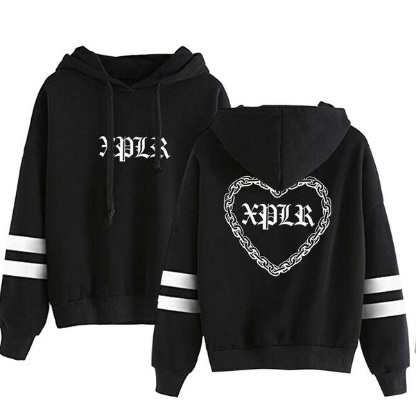 men's hoodies sweatshirts xplr chainlink hoodie sam and colby merch pocketless parallel bars sleeve sweatshirt men women's clothes, Black
men's hoodies sweatshirts xplr chainlink hoodie sam and colby merch pocketless parallel bars sleeve sweatshirt men women's clothes, Black