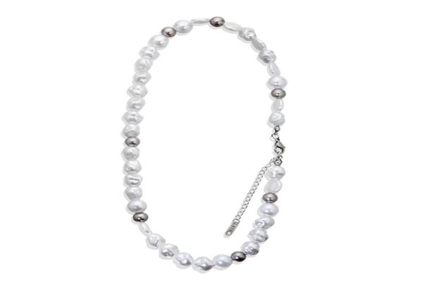 baroque style retro irregular shaped pearl necklace men and women hiphop wild clavicle chain chokr1839884, Silver
baroque style retro irregular shaped pearl necklace men and women hiphop wild clavicle chain chokr1839884, Silver