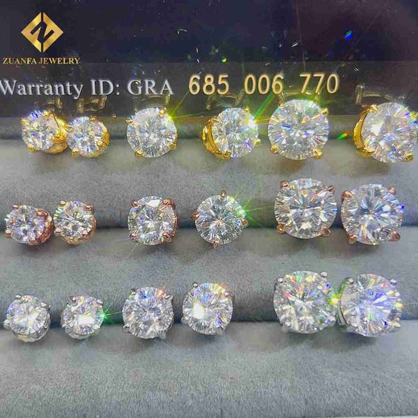 zuanfa jewelry s925 screw back stud earring special cut gra certificate moissanite hip hop earrings, Golden
zuanfa jewelry s925 screw back stud earring special cut gra certificate moissanite hip hop earrings, Golden