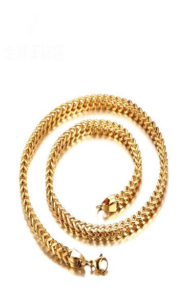 fashion men stainless steel chains double layer link chain necklace high polished punk style 18k gold plated necklaces for men6470999, Silver
fashion men stainless steel chains double layer link chain necklace high polished punk style 18k gold plated necklaces for men6470999, Silver