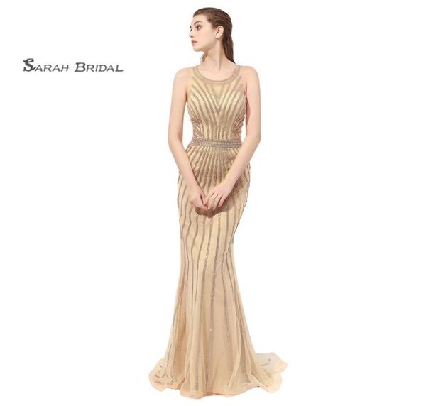 2019 gold series mermads beads prom dresses jewel tulle zipper back sleeveless formal evening gown lx3533282872, Black
2019 gold series mermads beads prom dresses jewel tulle zipper back sleeveless formal evening gown lx3533282872, Black
