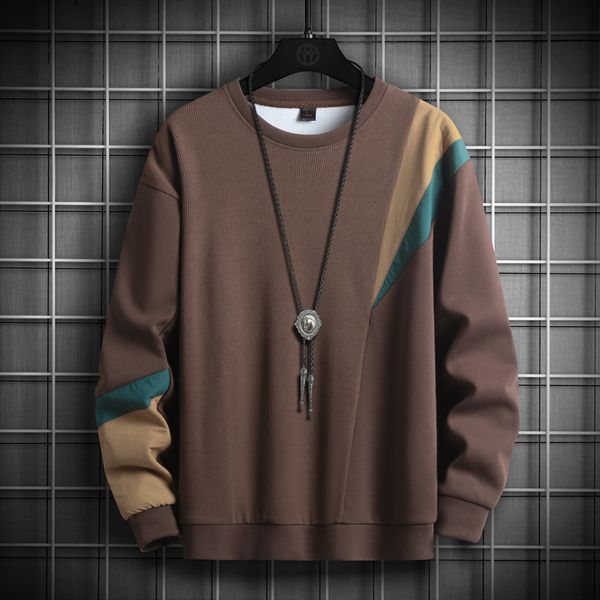men's hoodies sweatshirts solid color patchwork sweatshirt mens 2023 spring autumn harajuku casual pullover men cotton long sleeve stre, Black
men's hoodies sweatshirts solid color patchwork sweatshirt mens 2023 spring autumn harajuku casual pullover men cotton long sleeve stre, Black