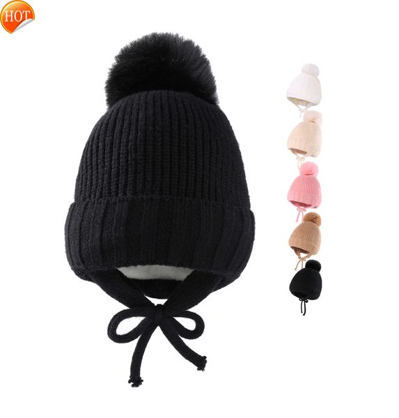 custom baby ear flaps beanie hat custom infant toddler girls boys kids soft winter warm knit hat with fleece lining, White;pink
custom baby ear flaps beanie hat custom infant toddler girls boys kids soft winter warm knit hat with fleece lining, White;pink