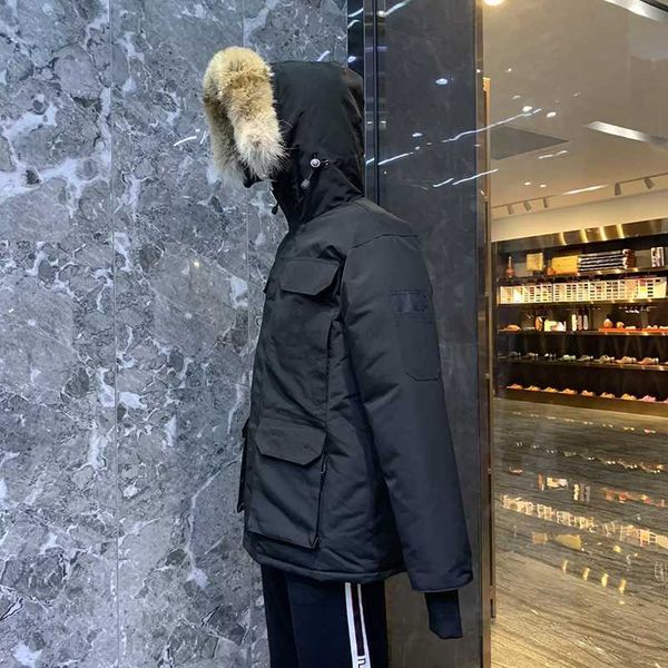 brand fashion mens down coats design winter outerwear for men outdoor leisure down jacket fur collar hooded windproof adventure parka, Black
brand fashion mens down coats design winter outerwear for men outdoor leisure down jacket fur collar hooded windproof adventure parka, Black