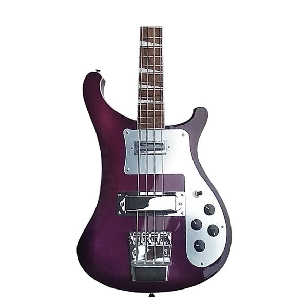 customized ricken purple electric bass 4 strings bass guitar with hard glass pickguard
customized ricken purple electric bass 4 strings bass guitar with hard glass pickguard