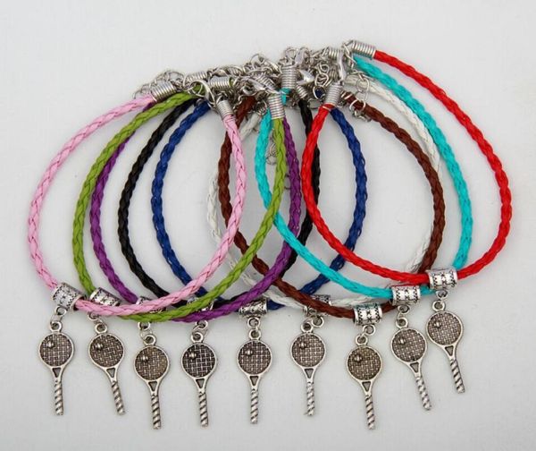 50pcs vintage silver tennis racket charms pendants mixed color braided rope bracelets fashion jewelry diy for womenmen s95572021825595415, Golden;silver
50pcs vintage silver tennis racket charms pendants mixed color braided rope bracelets fashion jewelry diy for womenmen s95572021825595415, Golden;silver