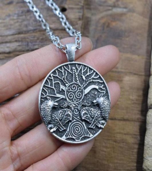pendant necklaces 12pcs viking world tree double wolf necklace wicca pagan jewlery for men women262n5570448, Silver
pendant necklaces 12pcs viking world tree double wolf necklace wicca pagan jewlery for men women262n5570448, Silver