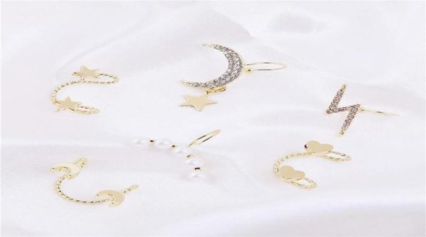 fashion gold color pearl cz zircon ear cuffs heart moon clip earrings for women no hole piercing earring accessories 10 designs3222488, Silver
fashion gold color pearl cz zircon ear cuffs heart moon clip earrings for women no hole piercing earring accessories 10 designs3222488, Silver