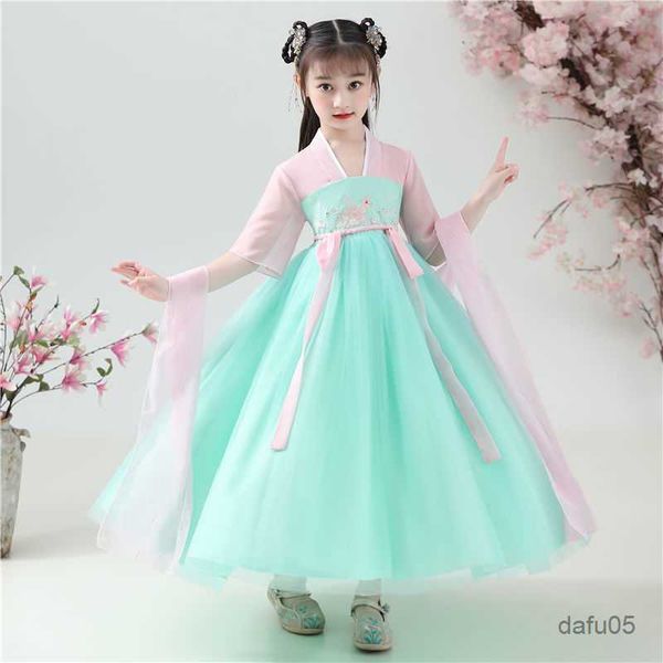 girl's dresses children's hanfu girls spring and autumn costume super fairy dress little girl embroidered princess dress r230810, Red;yellow
girl's dresses children's hanfu girls spring and autumn costume super fairy dress little girl embroidered princess dress r230810, Red;yellow