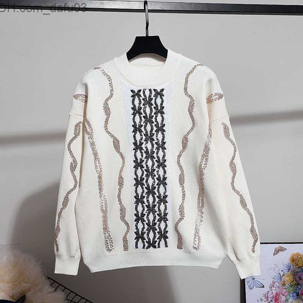 women's tracksuits autumn winter tracksuits knit suit sequins embroidery sweater + long pants women outfits white piece set z230810, Gray
women's tracksuits autumn winter tracksuits knit suit sequins embroidery sweater + long pants women outfits white piece set z230810, Gray