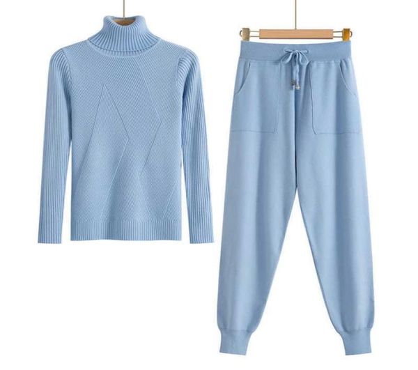 gigogou women knitted tracksuit turtleneck sweater casual suit autumn winter 2 piece set knit pants sporting suit femme clothing t7212243, White
gigogou women knitted tracksuit turtleneck sweater casual suit autumn winter 2 piece set knit pants sporting suit femme clothing t7212243, White