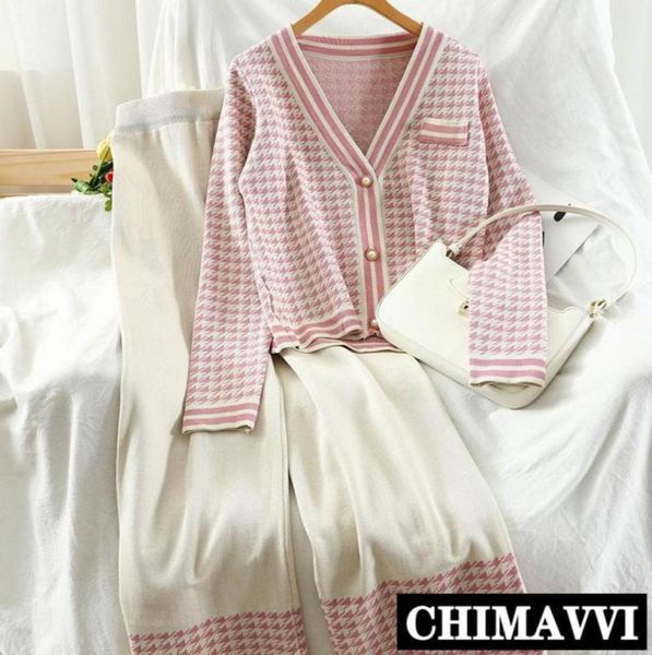 women039s tracksuits autumn fashion knitted pants suit loose cardigan sweater straight wide leg trousers houndstooth two piece 2987631883, Gray
women039s tracksuits autumn fashion knitted pants suit loose cardigan sweater straight wide leg trousers houndstooth two piece 2987631883, Gray