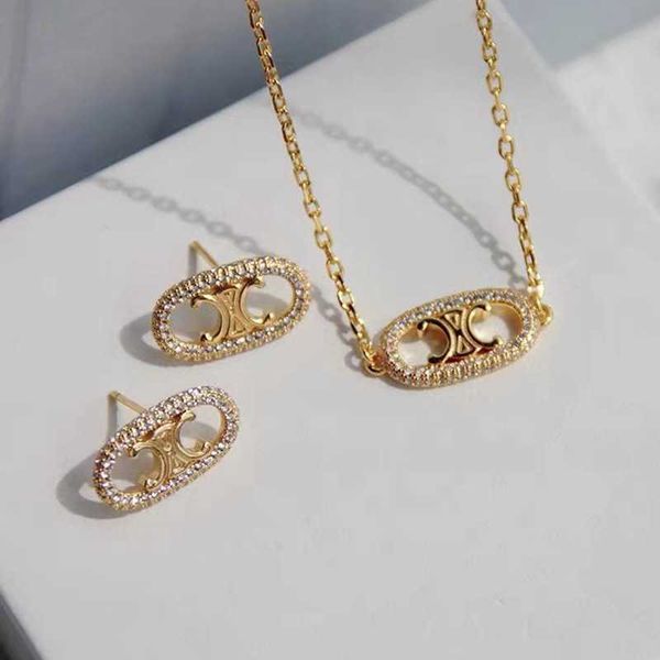classic arc de triomphe pig nose gold necklace ear studs full of diamond light luxury design high-grade mesh red collar chain, Silver
classic arc de triomphe pig nose gold necklace ear studs full of diamond light luxury design high-grade mesh red collar chain, Silver