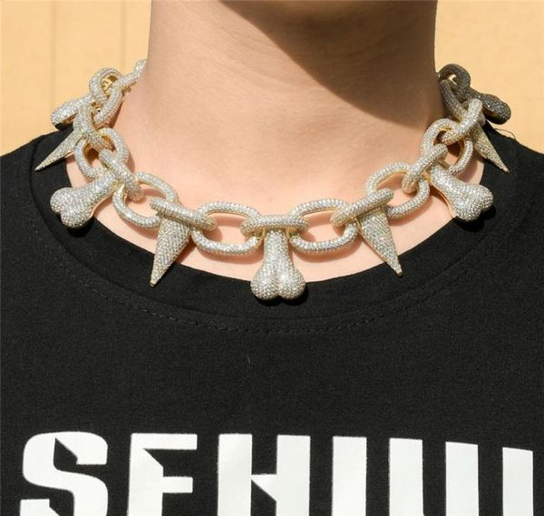 hip hop exaggeration necklace bramble chain necklace inlaid micro paved zircon gold silver plated mens bling necklace8533334
hip hop exaggeration necklace bramble chain necklace inlaid micro paved zircon gold silver plated mens bling necklace8533334