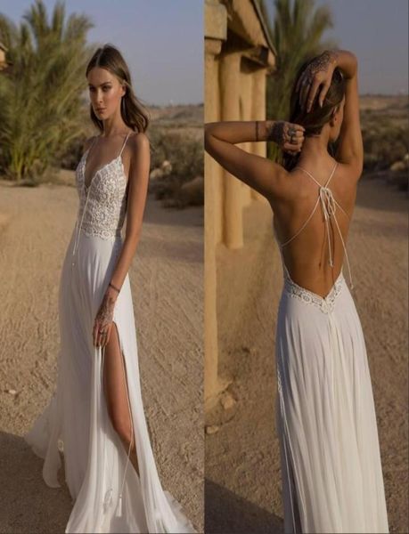 custom made summer boho wedding dresses spaghetti lace chiffon thigh high slit beach bridal gowns wedding dress2276550, White
custom made summer boho wedding dresses spaghetti lace chiffon thigh high slit beach bridal gowns wedding dress2276550, White