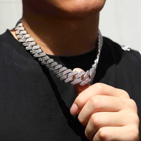 custom 19mm miami cuban link chains thick diamond 5a cz prong link iced out 3 row setting cuban chain hip hop necklace mens, Silver
custom 19mm miami cuban link chains thick diamond 5a cz prong link iced out 3 row setting cuban chain hip hop necklace mens, Silver