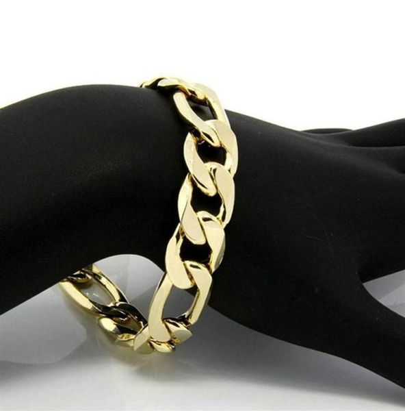 men 18k yellow gold filled figaro chains bracelet wide 8mm 10mm 12mm2661277s1540456, Black
men 18k yellow gold filled figaro chains bracelet wide 8mm 10mm 12mm2661277s1540456, Black