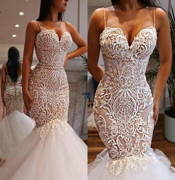 abiti da sposa mermaid wedding dresses 2020 spaghetti strap sweetheart neckline lace bridal gowns trumpet beads vestido de novia8093235, White
abiti da sposa mermaid wedding dresses 2020 spaghetti strap sweetheart neckline lace bridal gowns trumpet beads vestido de novia8093235, White