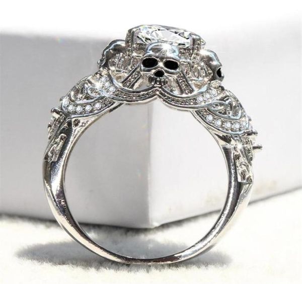 luxury skull engagement rings for women gothic skeleton classic silver color cz crystal wedding jewelry drop band258v3896504
luxury skull engagement rings for women gothic skeleton classic silver color cz crystal wedding jewelry drop band258v3896504