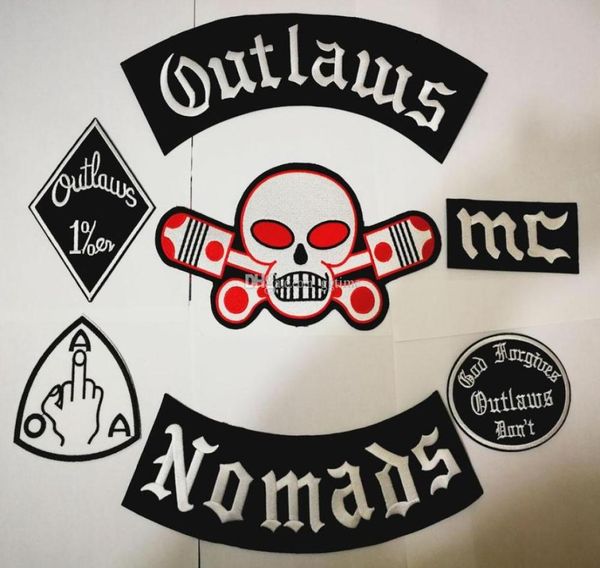 outlaws patches embroidered iron on biker nomads patches for the motorcycle jacket vest patch old outlaws patch badges stic9343217, Black
outlaws patches embroidered iron on biker nomads patches for the motorcycle jacket vest patch old outlaws patch badges stic9343217, Black