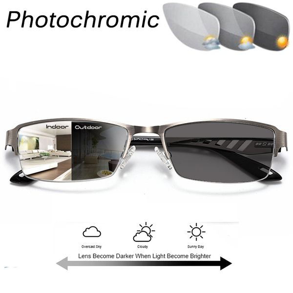 reading glasses sun transition pochromic half frame reading glasses men women business hyperopia glasses outdoor eyewear diopters 1.0 to 6.0
reading glasses sun transition pochromic half frame reading glasses men women business hyperopia glasses outdoor eyewear diopters 1.0 to 6.0