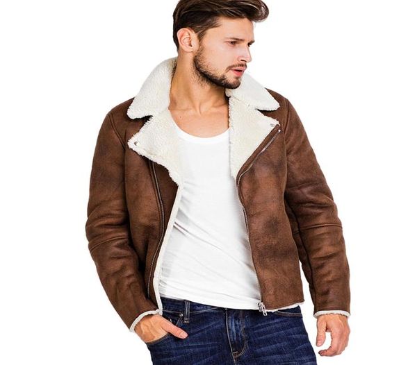 faux fur collar faux leather jacket men winter brown suede jacket fleece warm bomber coats male outwear pocket 3xl side zipper5706728, Black
faux fur collar faux leather jacket men winter brown suede jacket fleece warm bomber coats male outwear pocket 3xl side zipper5706728, Black